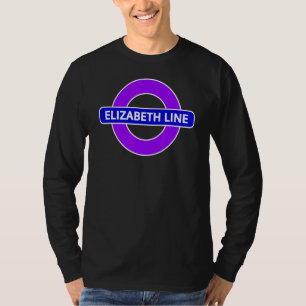Elizabeth Line British Queen's Platinum Jubilee Pa T-Shirt