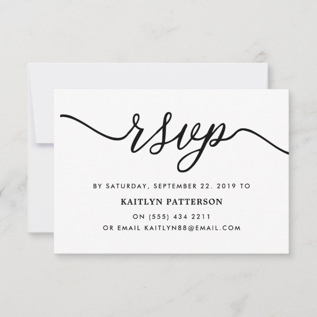 Elizabeth Munoz-Miranda RSVP Card (Front)