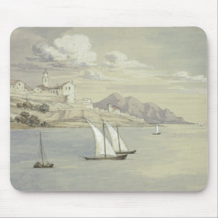 Elizabeth Murray - Portofino from the Sea, Genoa Mouse Pad