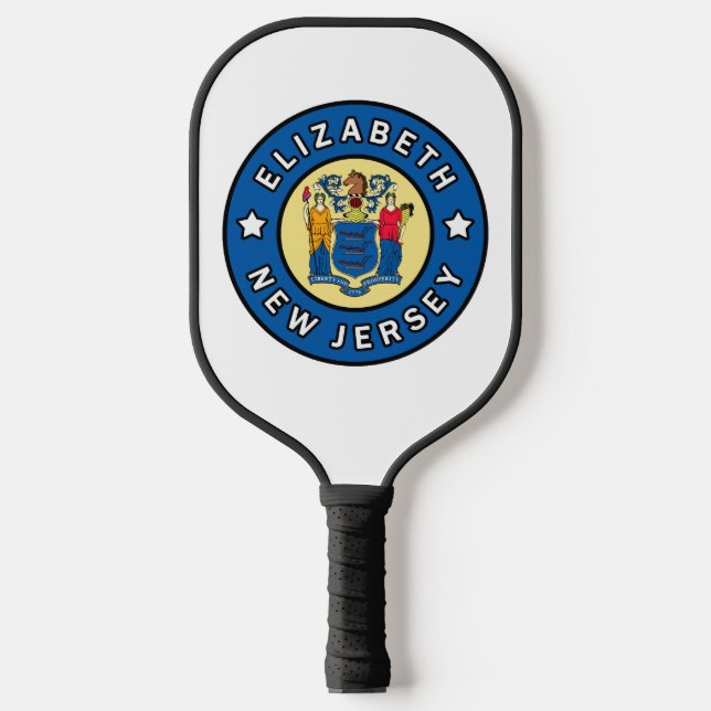 Elizabeth New Jersey Pickleball Paddle (Front)