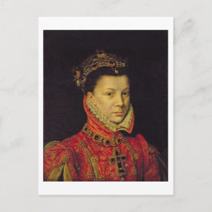 Elizabeth of Valois (1545-68) 1570 (oil on canvas) Postcard
