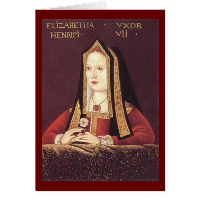 Elizabeth of York Card (Front)
