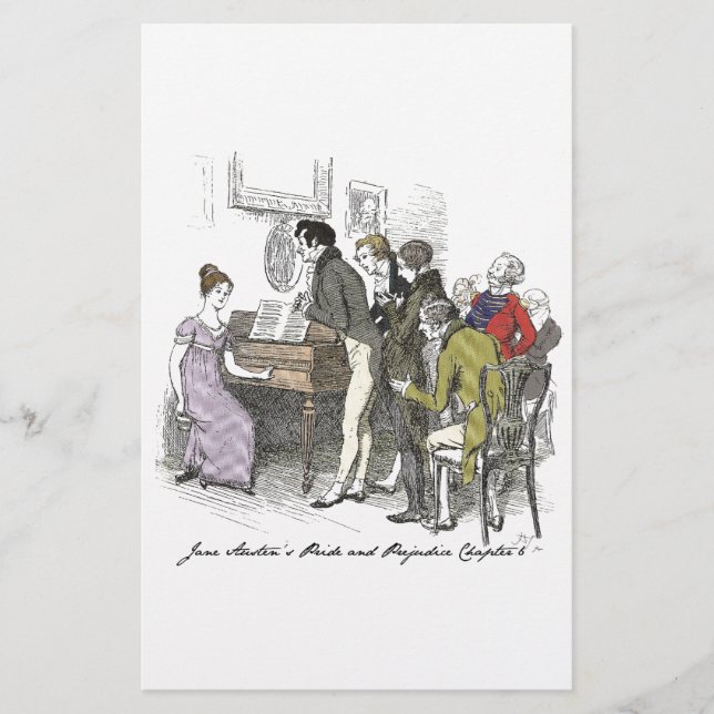 Elizabeth Performs - Jane Austen Pride & Prejudice (Front)