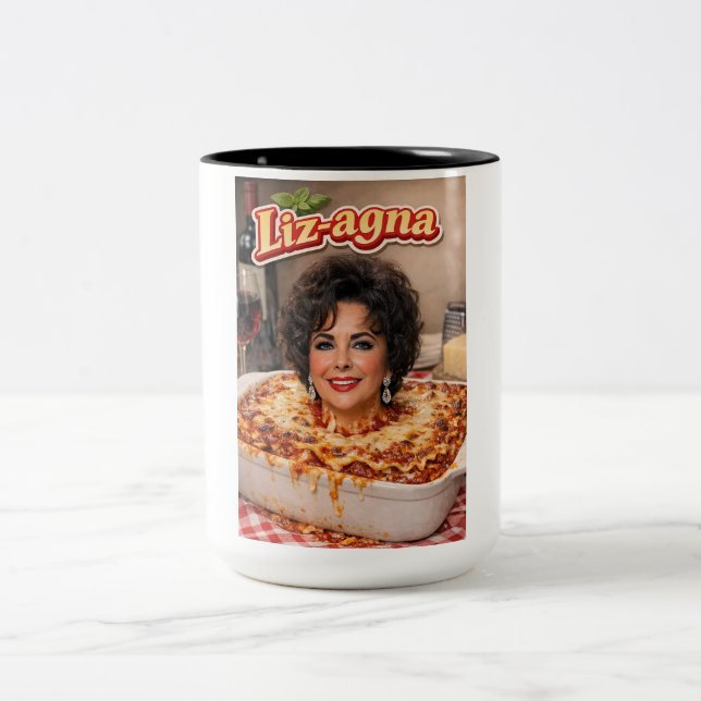 Elizabeth Taylor Lasagne Mug (Center)