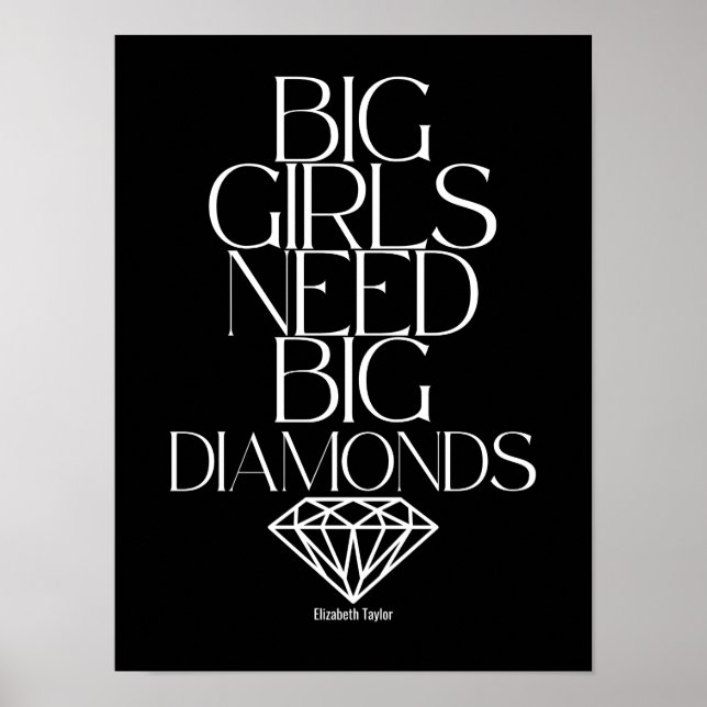 Elizabeth Taylor Quotes Women Power Poster (Front)