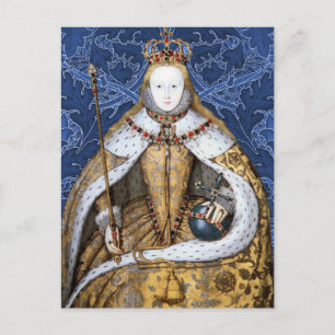 Elizabeth Tudor, Queen of England Postcard