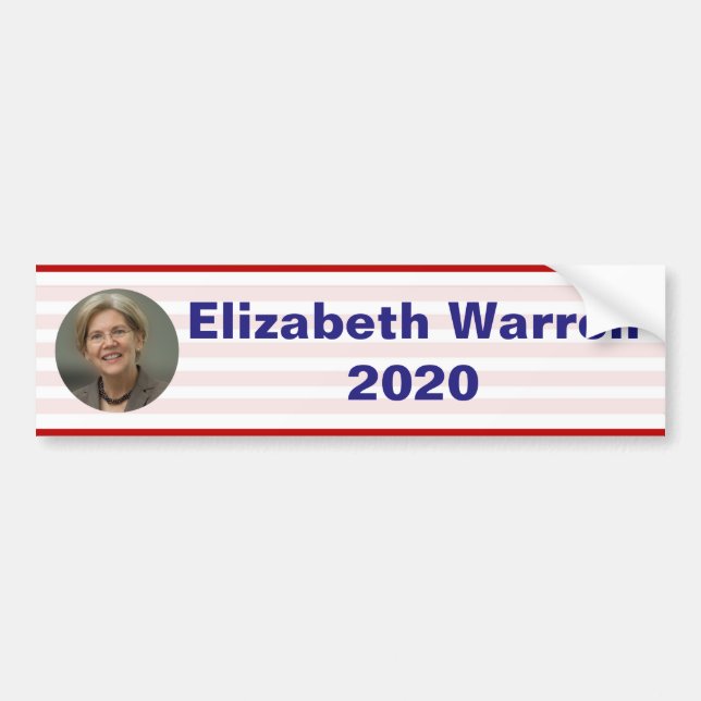 Elizabeth Warren - 2020 Bumper Sticker (Front)