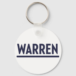 Elizabeth Warren 2020 presidential campaign logo Key Ring