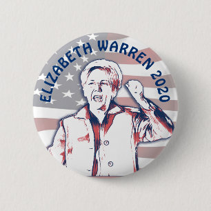 Elizabeth Warren for President 2020 Election 6 Cm Round Badge