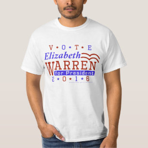 Elizabeth Warren President 2016 Election Democrat T-Shirt