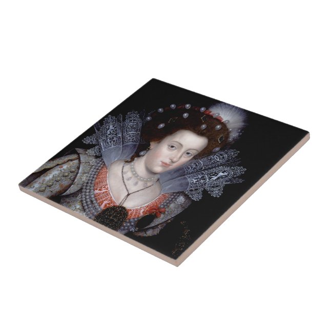 Elizabeth, Winter Queen of Bohemia Tile (Side)