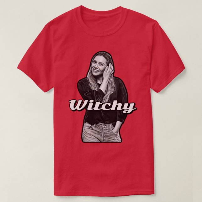 Elizabeth Witchy Olsen T-Shirt (Design Front)