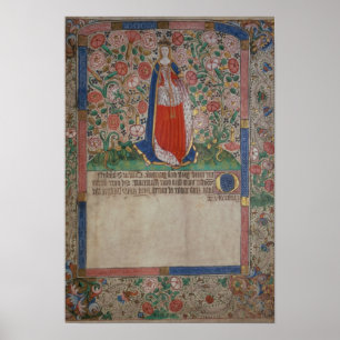 Elizabeth Woodville Queen Consort of King Edward Poster