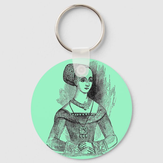 Elizabethan Clothing Key Ring (Front)