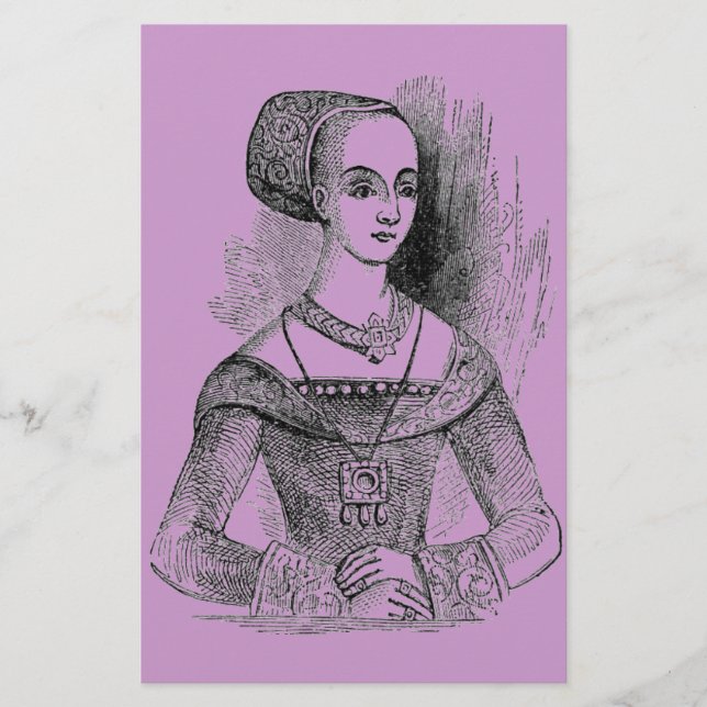 Elizabethan Clothing Stationery (Front)