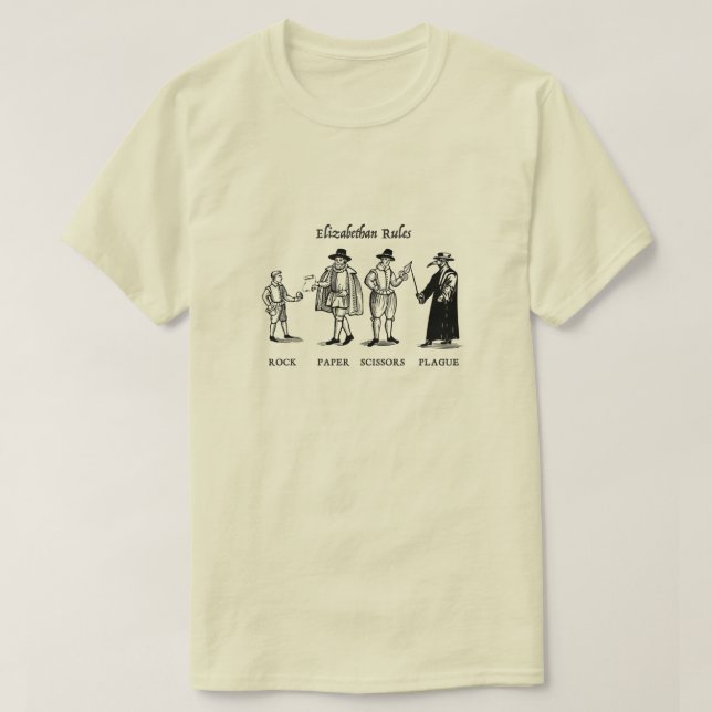 Elizabethan Rules (light) T-Shirt (Design Front)