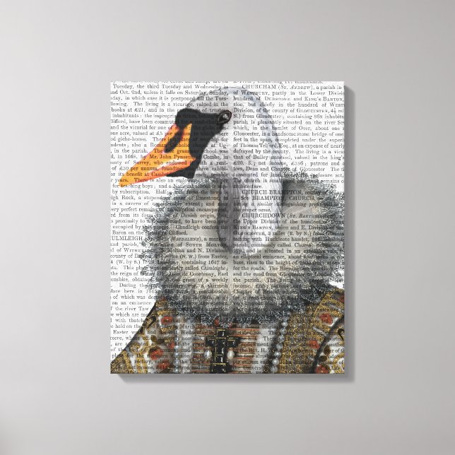 Elizabethan Swan Canvas Print (Front)