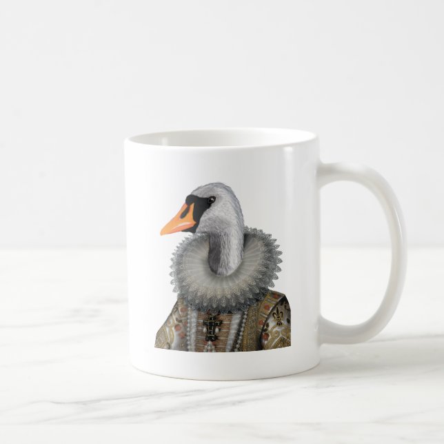 Elizabethan Swan Coffee Mug (Right)