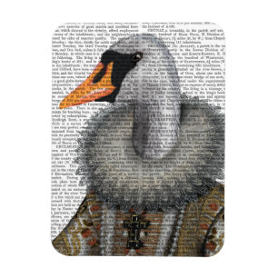 Elizabethan Swan Magnet