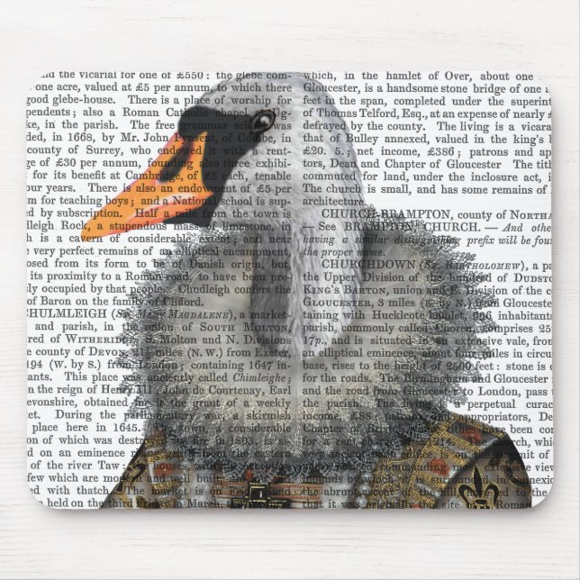 Elizabethan Swan Mouse Pad (Front)