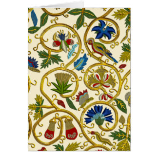 Elizabethan Swirl Embroideries-Goldwork imitation