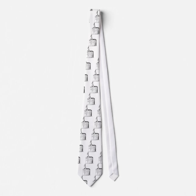 Elizabethan Theatre Sketch II Tie (Front)