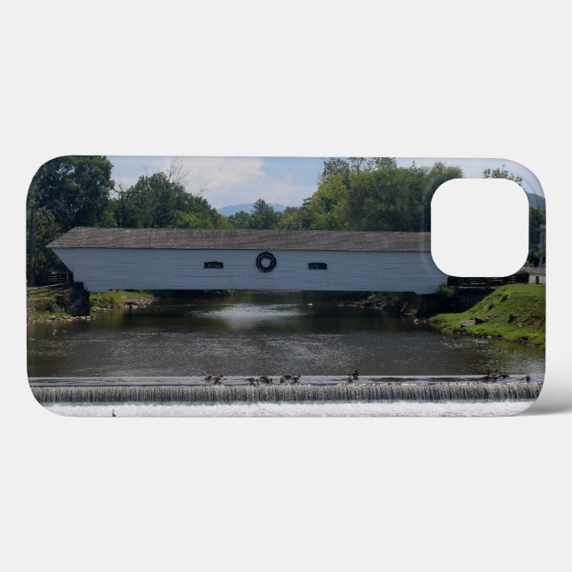 Elizabethton Covered Bridge IPhone Cases (Back (Horizontal))