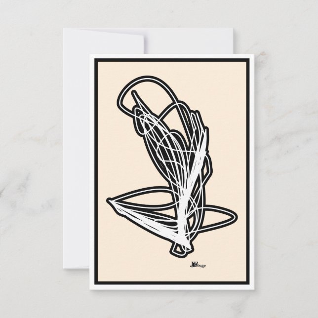 ElJayEff Design Minamalist Flat Thank You Card (Front)