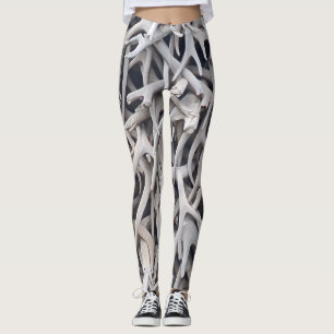 Elk Antlers Pattern Leggings