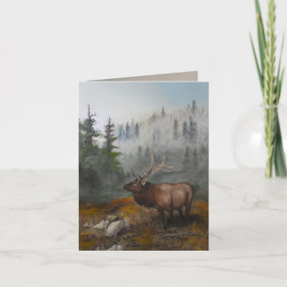 "Elk Art" 4" x 5.6" by Jason Street Card