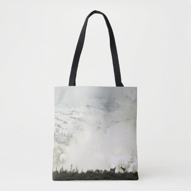 Elk at Grand Teton National Park Photography Tote Bag (Front)