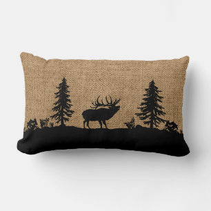 Elk Bull Big Game Hunting Lumbar Cushion