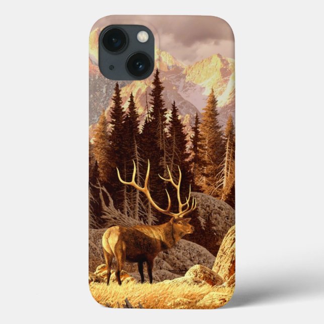 Elk Bull Case-Mate iPhone Case (Back)