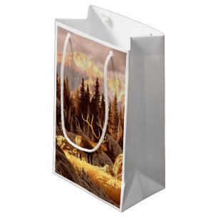 Elk Bull Small Gift Bag