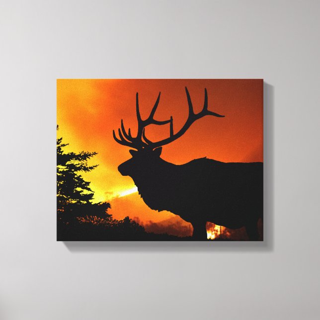Elk Canvas Print (Front)