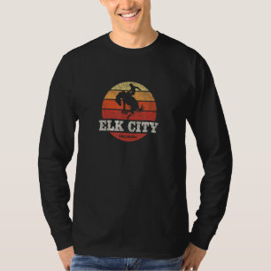 Elk City OK Vintage Country Western Retro T-Shirt