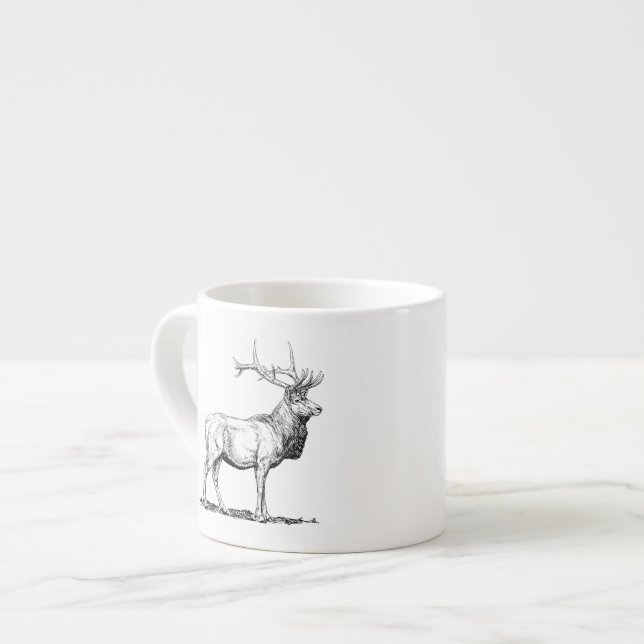 Elk Espresso Cup (Front Left)