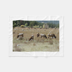 Elk fleece blanket