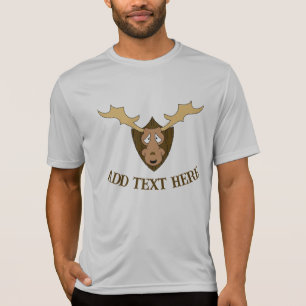 ELK HEAD< add text, T-Shirt
