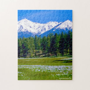 Elk Horn Iris Mountains Jigsaw Puzzle