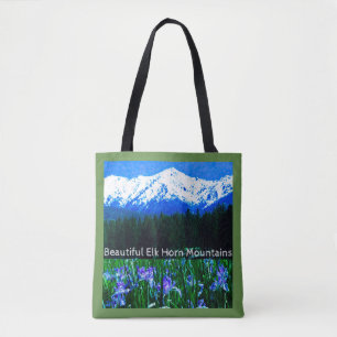 Elk Horn Mountain Tote Bag