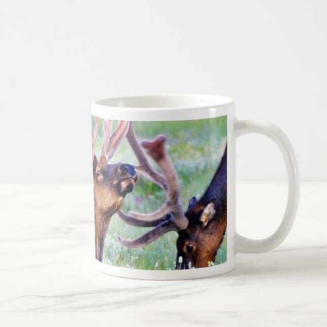 Elk Horns Coffee Mug (Right)