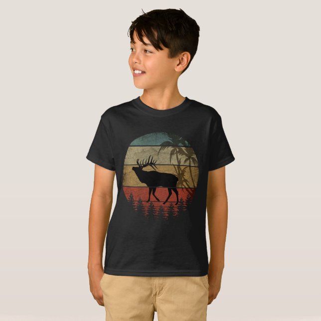 ELK HUNTER VINTAGE T-Shirt (Front Full)