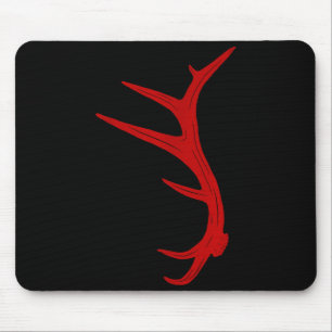 Elk Hunting Bull Antler Shed Mouse Pad