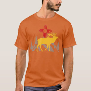 Elk Hunting New Mexico Design Gift For Archery Hun T-Shirt