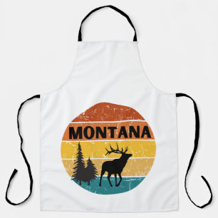 Elk in Montana Apron