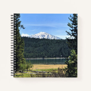 Elk Lake with Mount Bachelor Notebook
