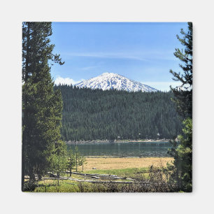 Elk Lake with Mount Bachelor, Oregon Magnet