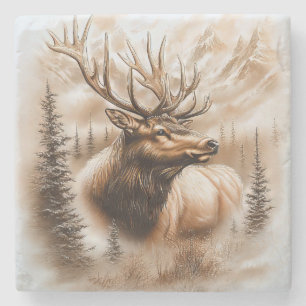 Elk Marble Coaster