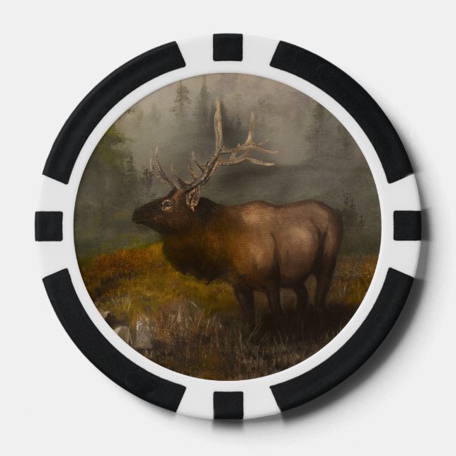 Elk Poker Chip (Front)